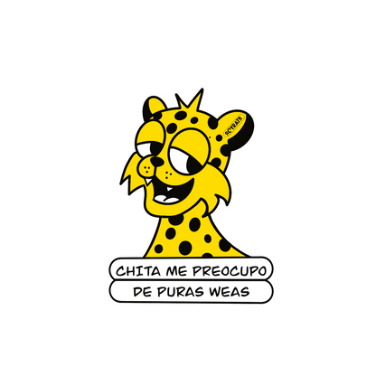 soy rats set stickers chita, me preocupo de puras weas