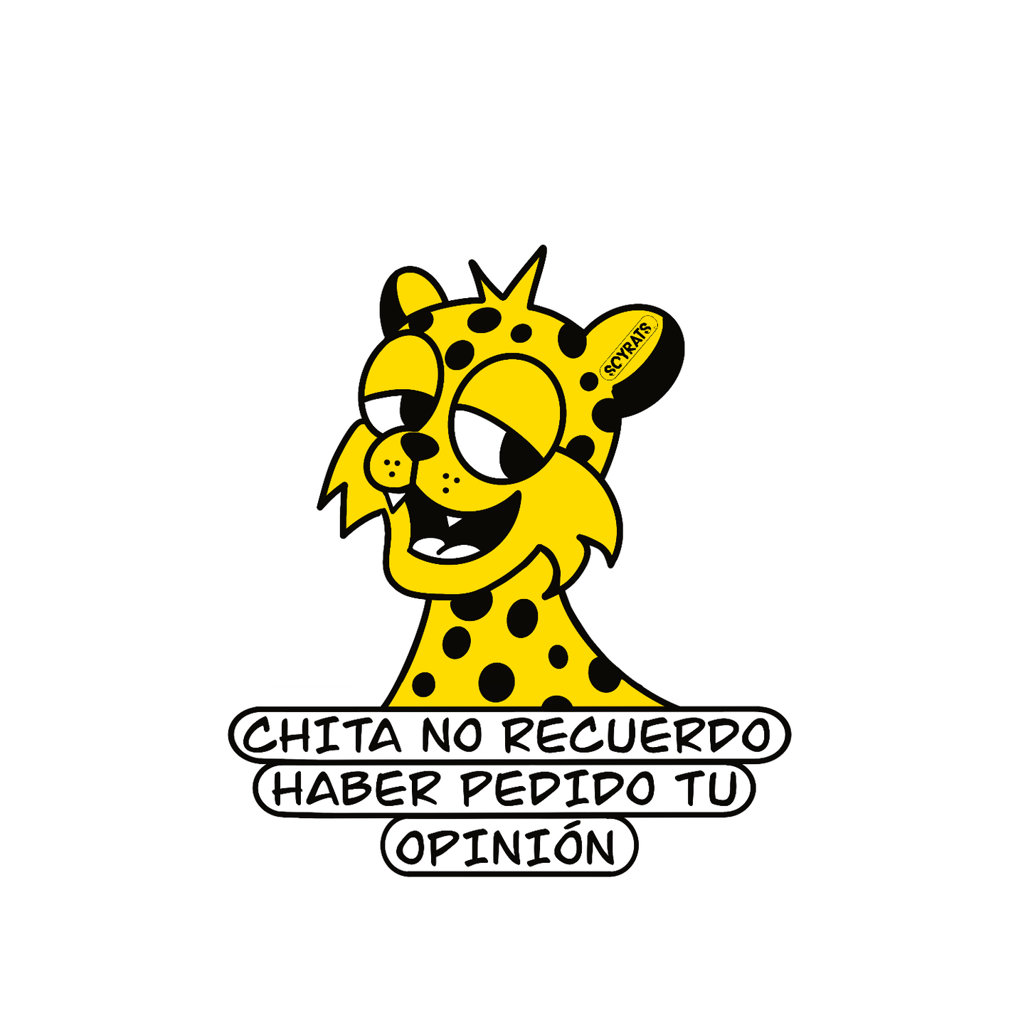 soy rats set stickers chita, no recuerdo haber pedido tu opinión