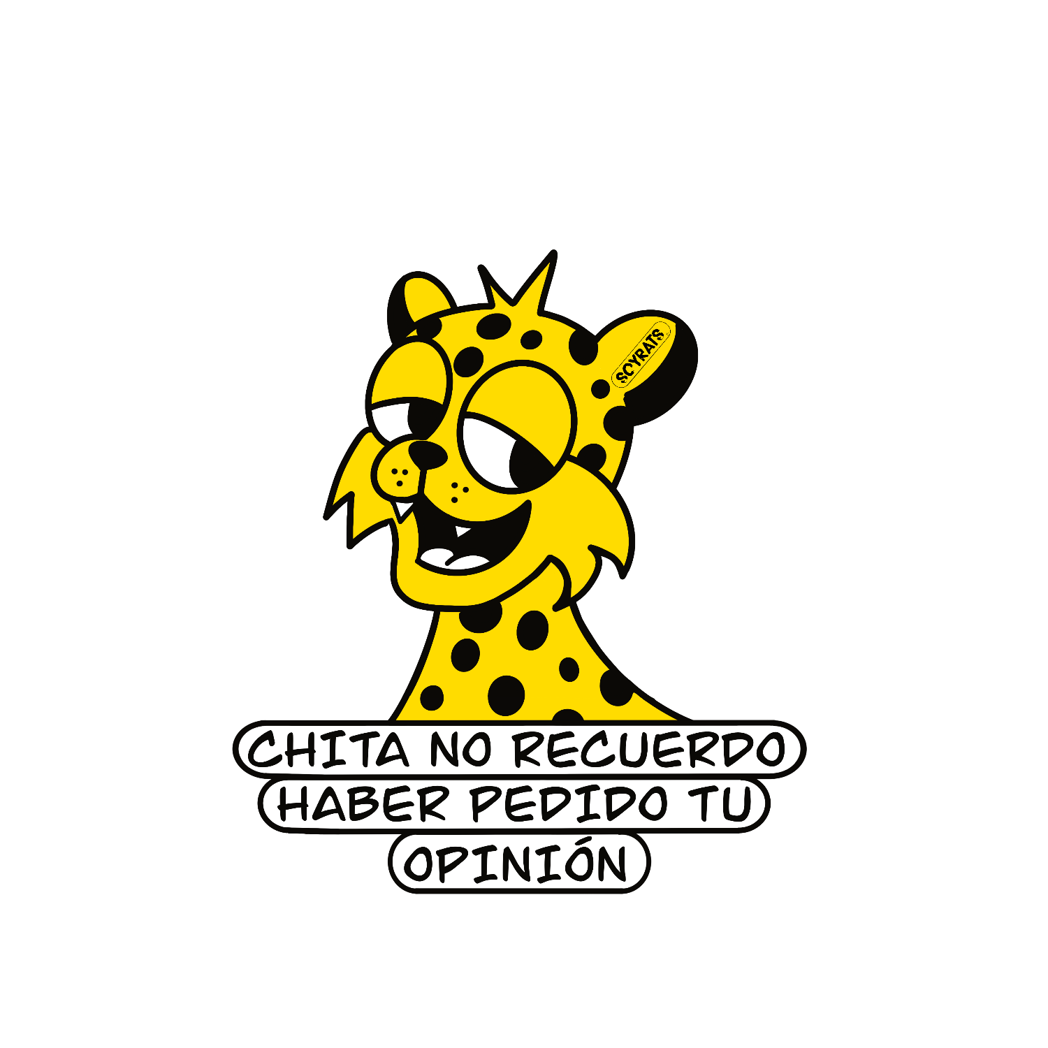 soy rats set stickers chita, no recuerdo haber pedido tu opinión