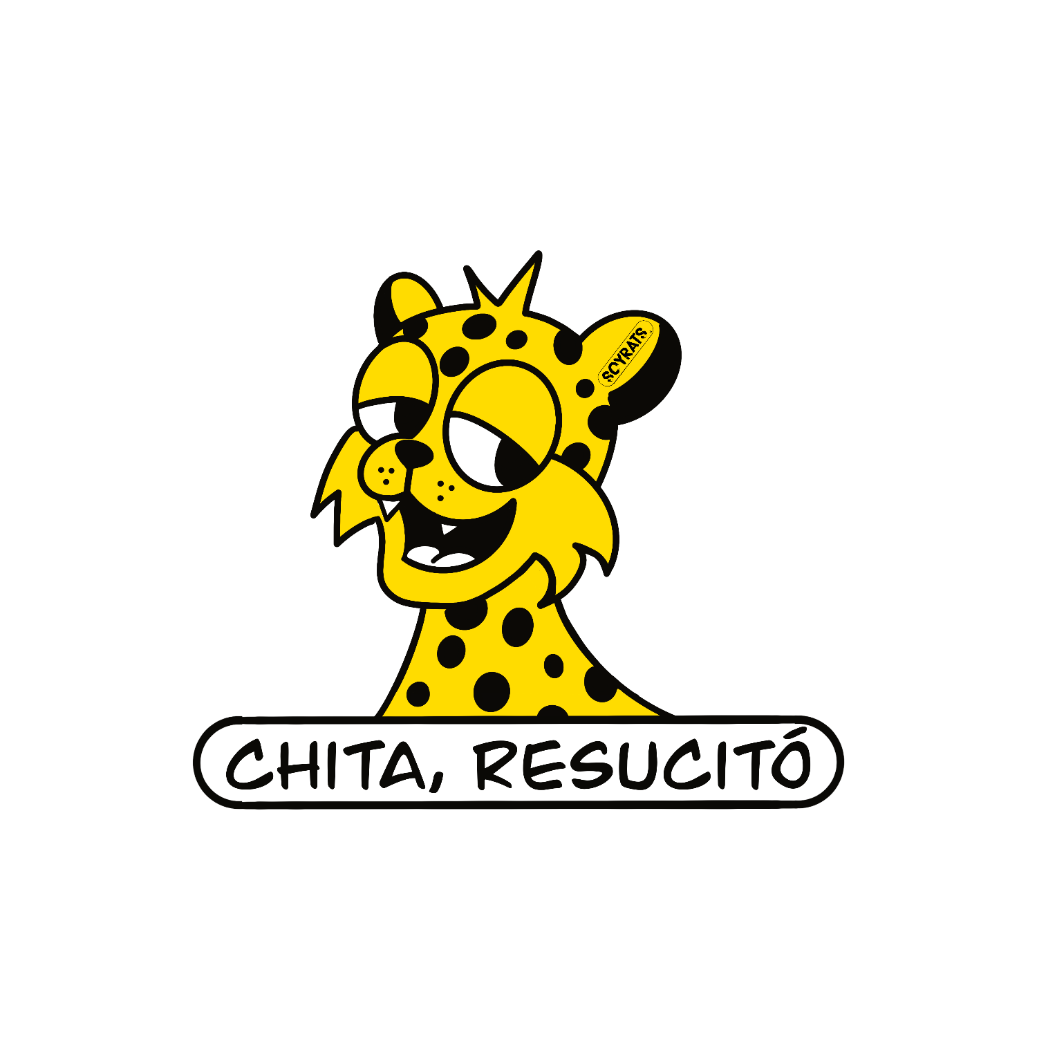 soy rats set stickers chita, resucitó