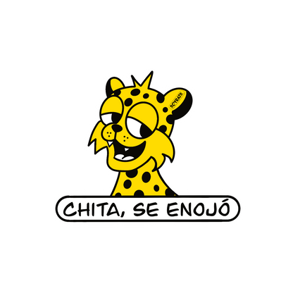 soy rats set stickers chita, se enojó