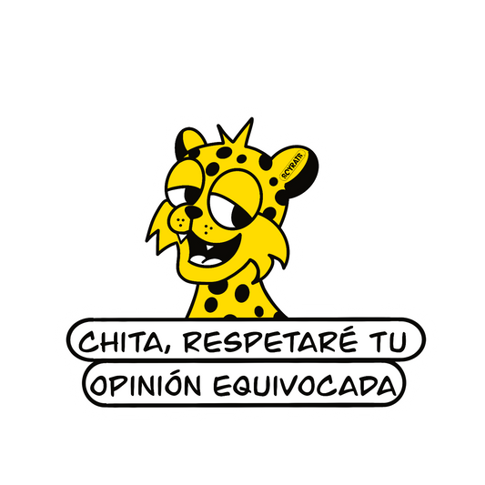 soy rats set stickers chita, respetaré tu opinión equivocada